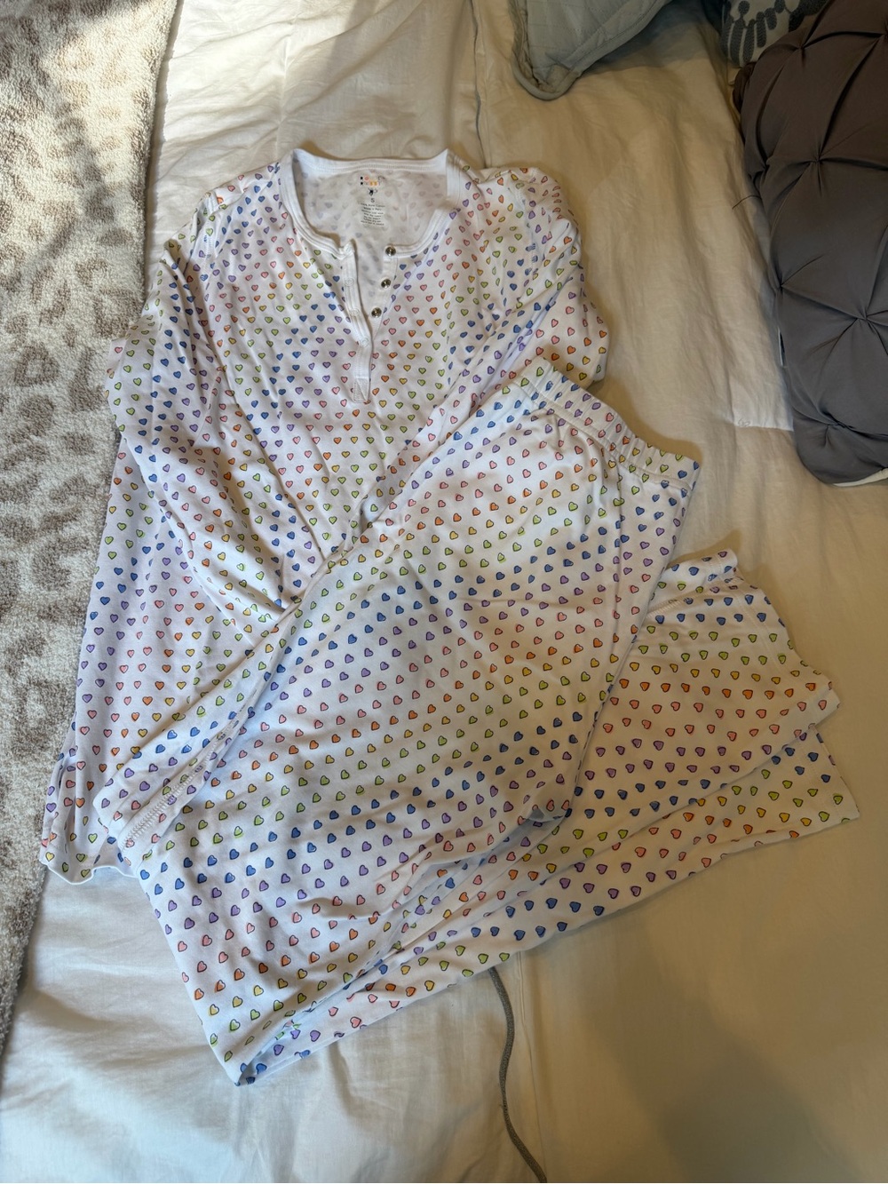 Roller Rabbit Disco Hearts Pajama Set
